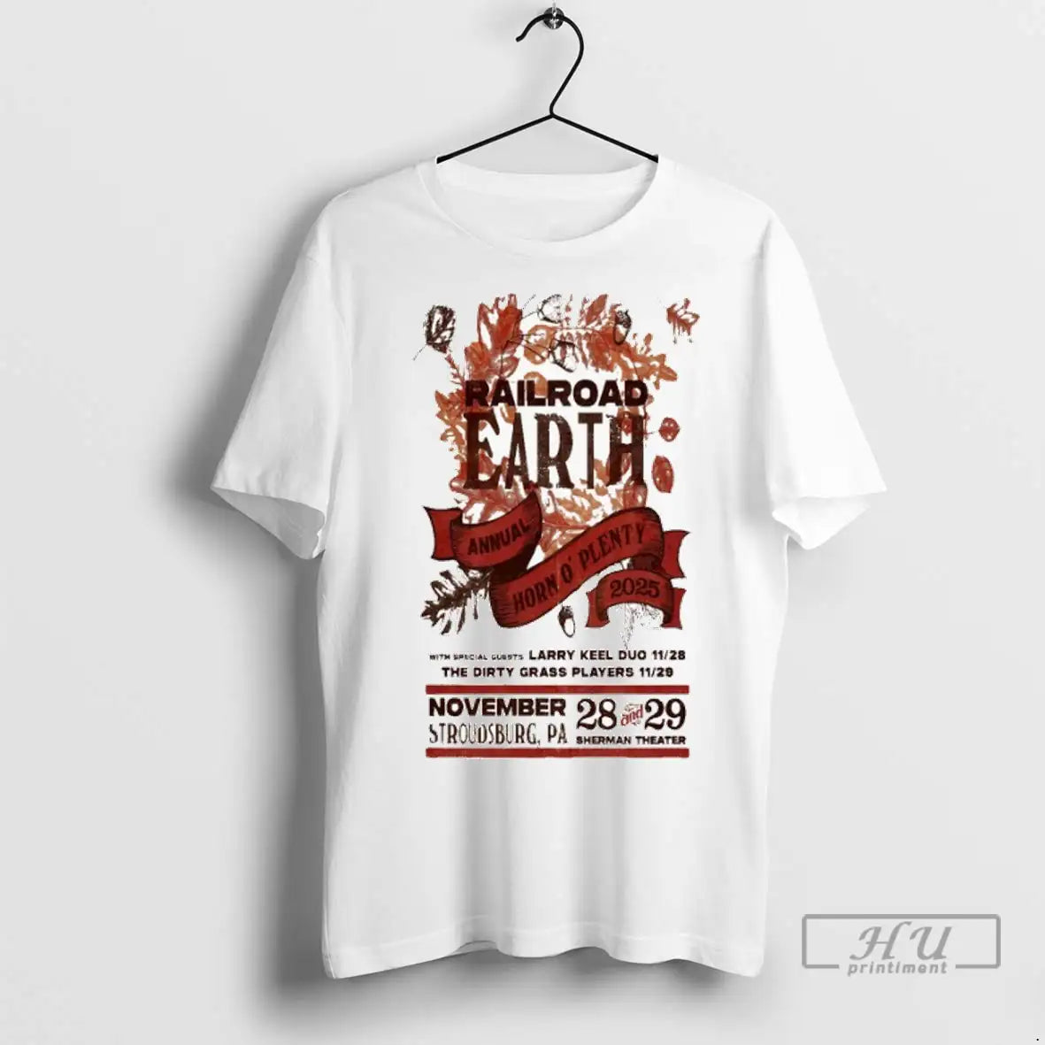 Officials Railroad Earth Annual Horn O Plenty Sherman Theater In Stroudsburg Pa 2025 T Shirts