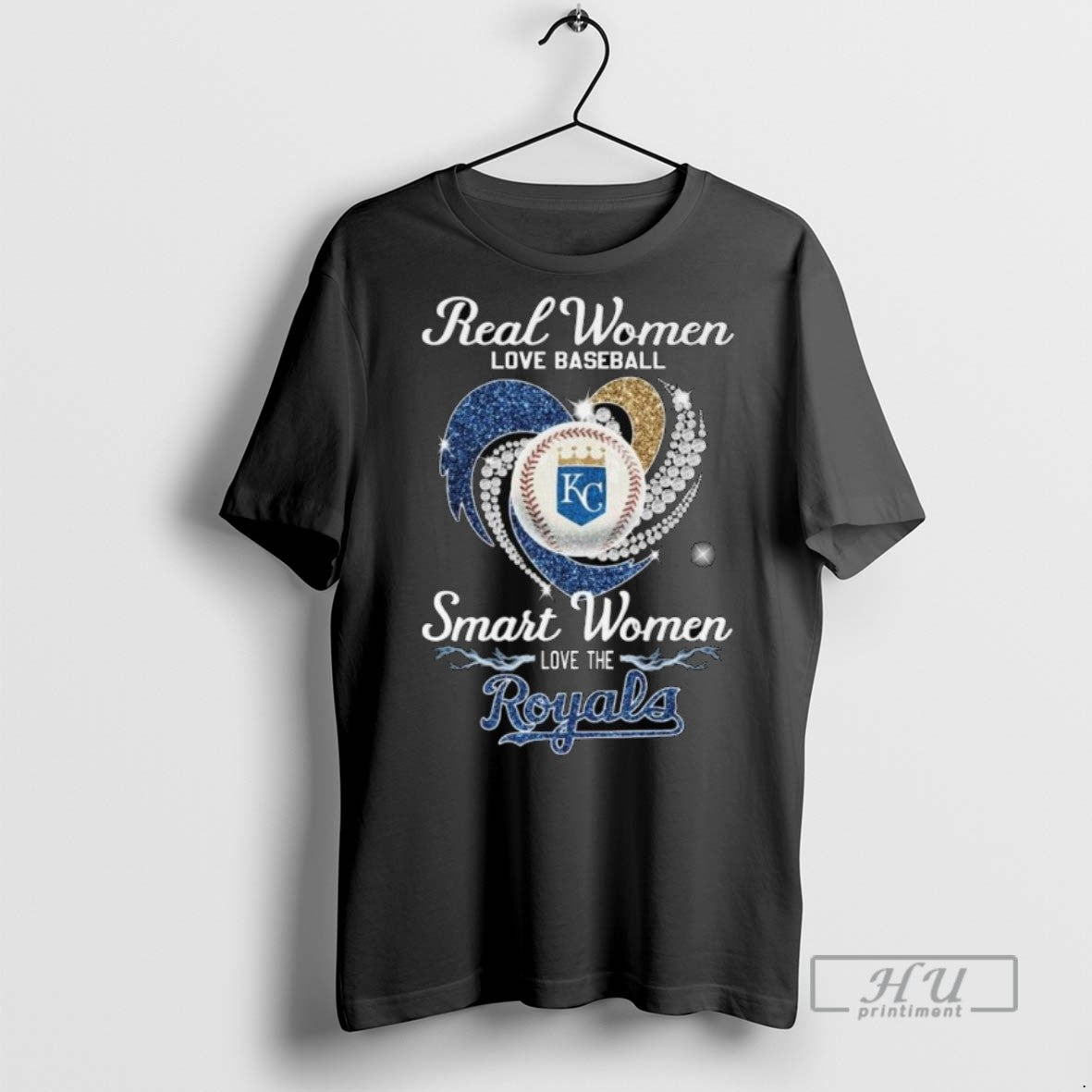Officials Real Women Love Baseball Smart Women Love The Kansas City Royals Diamond Heart 2025