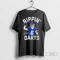 Officials Rippin Darts Jaxson Dart New York Giants Football Signature T Shirts