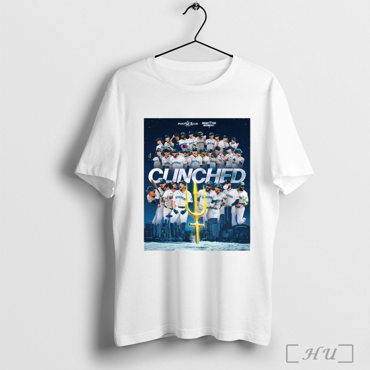 Officials Seattle Mariners Clinched 2025 Mlb Postseason Seize The Moment October Here We Come Poster