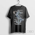 Officials Seattle Mariners October Baseball 2025 Player List 2 Sided T Shirts