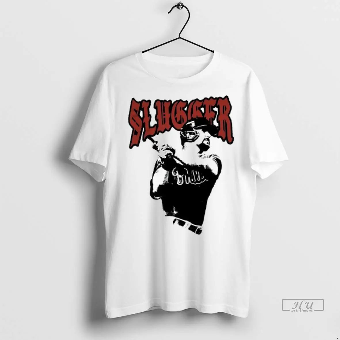 Officials Slugger Kyle Schwarber Philadelphia Phillies Jersey Graphic Ladies T Shirts