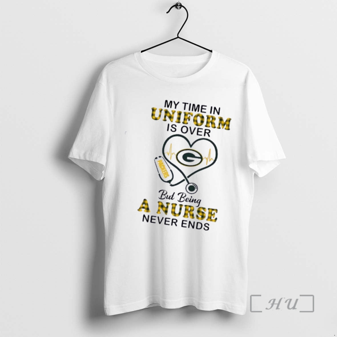 Officials Stethoscope Heart Green Bay Packers My Time Uniform Is Over But Being