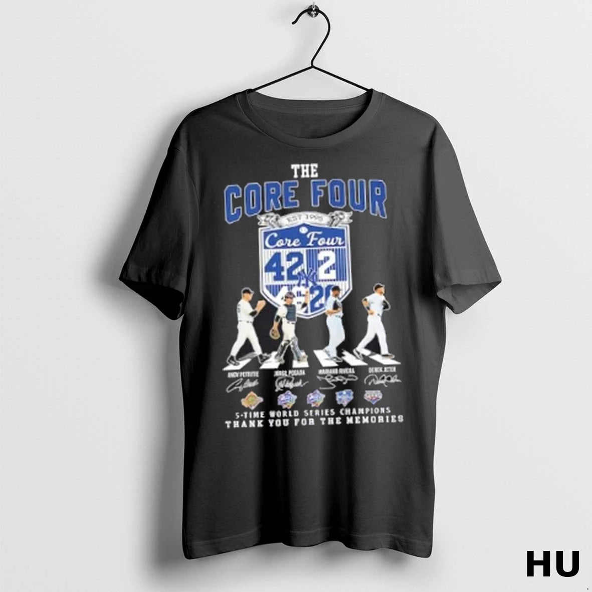 Officials The Core Four New York Yankees Jeter Rivera Posada Pettitte Abbey Road Signatures