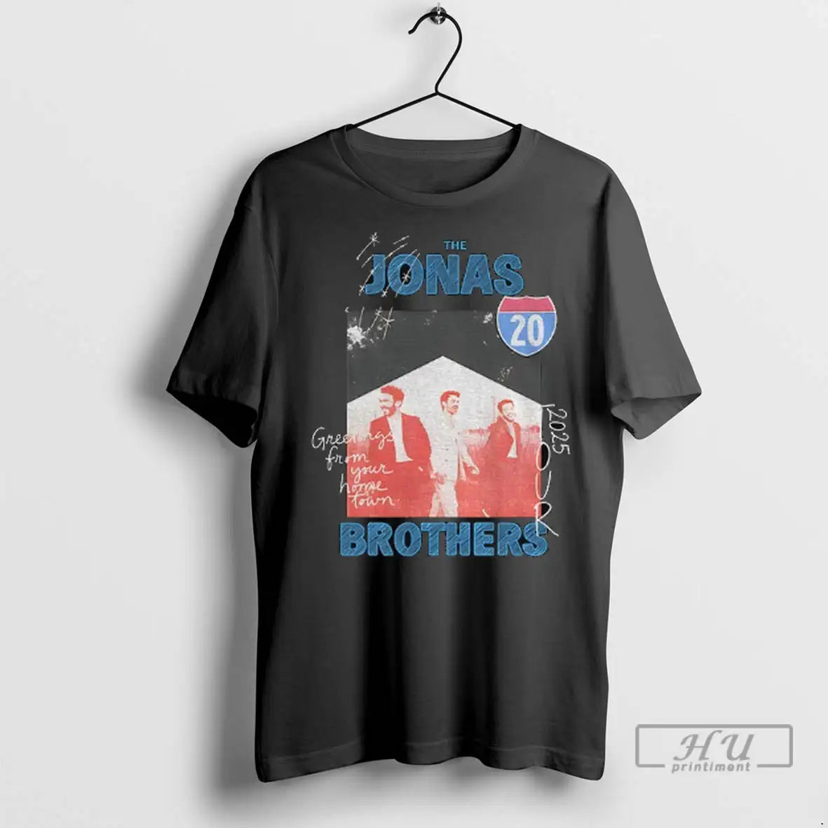 Officials The Jonas Brothers Graphic Greetings From Your Home Town 2025 T Shirts