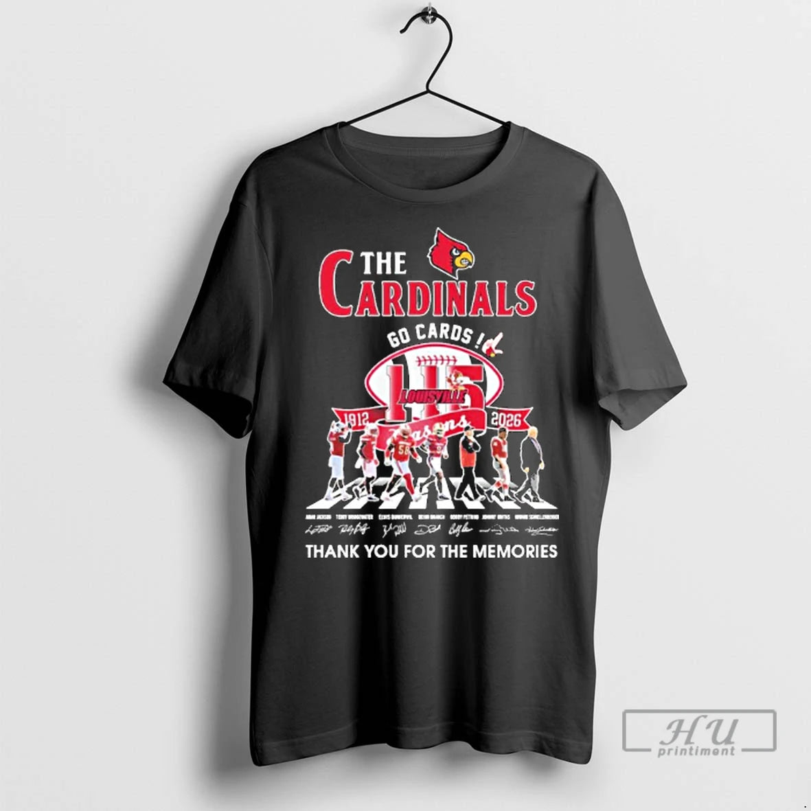 Officials The Louisville Cardinals Abbey Road 11 Season 1912 2026 Go Cards T Shirts