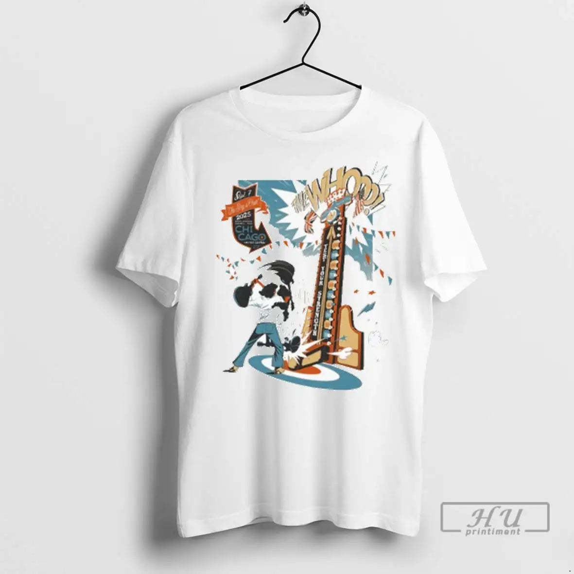 Officials The Who Band Chicago Il 2025 Event T Shirts