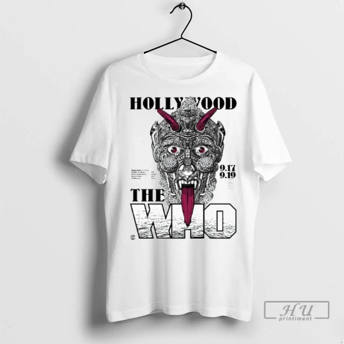 Officials The Who Band Los Angeles Ca 2025 Event T Shirts