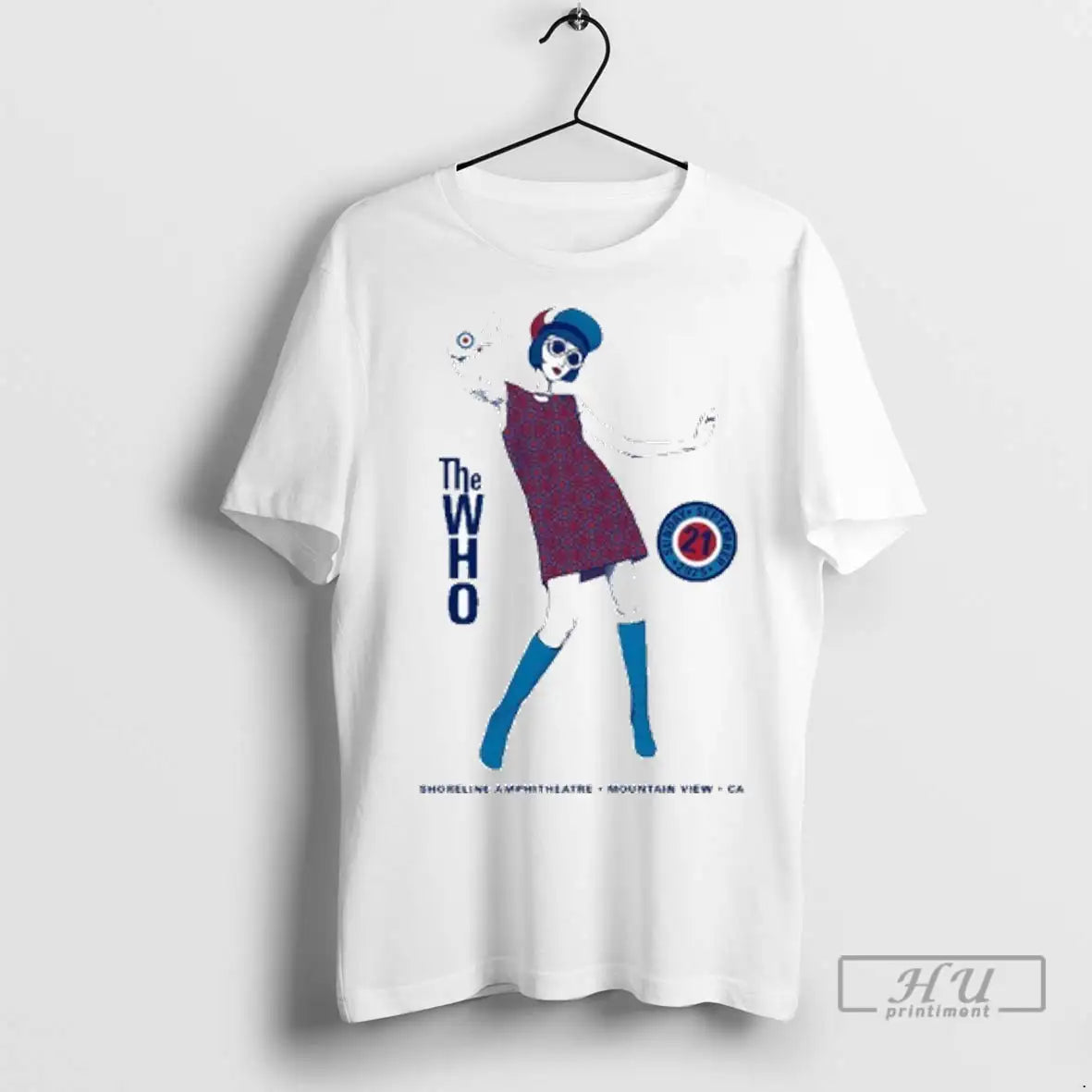 Officials The Who Band Mountain View Ca 2025 Event T Shirts
