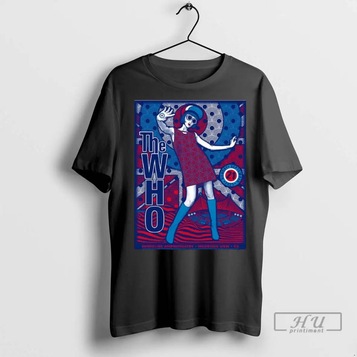 Officials The Who Tour Mountain View Ca 2025 T Shirts