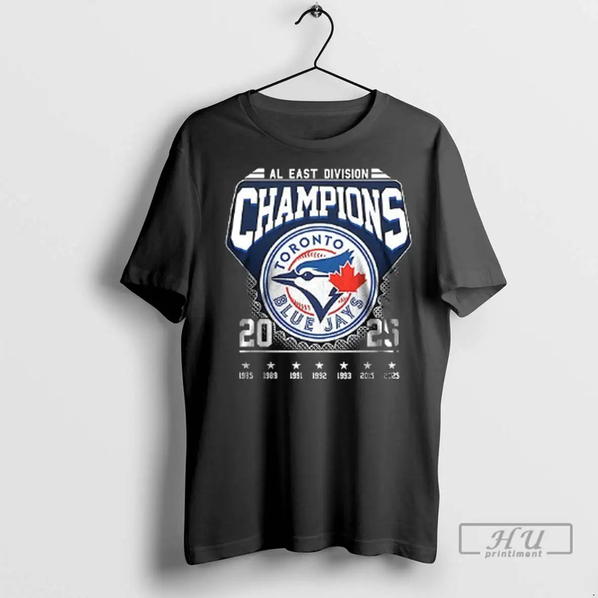Officials Toronto Blue Jays Al East Division Champions 2025 Name Roster Logo T Shirts