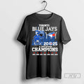 Officials Toronto Blue Jays Mascot 2025 Al East Division Champions T Shirts