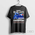 Officials Toronto Blue Jays City Skyline Al East Division Champions 2025 T Shirts