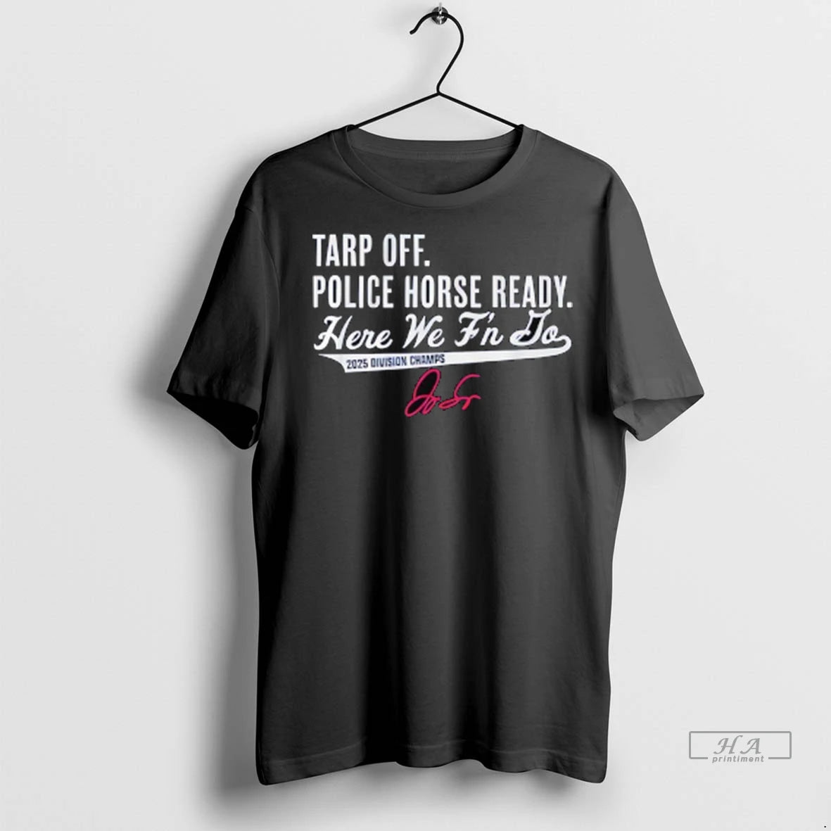 Officials Trendy George Springer Toronto Blue Jays Tarp Off Police Horse Ready Here We Fn