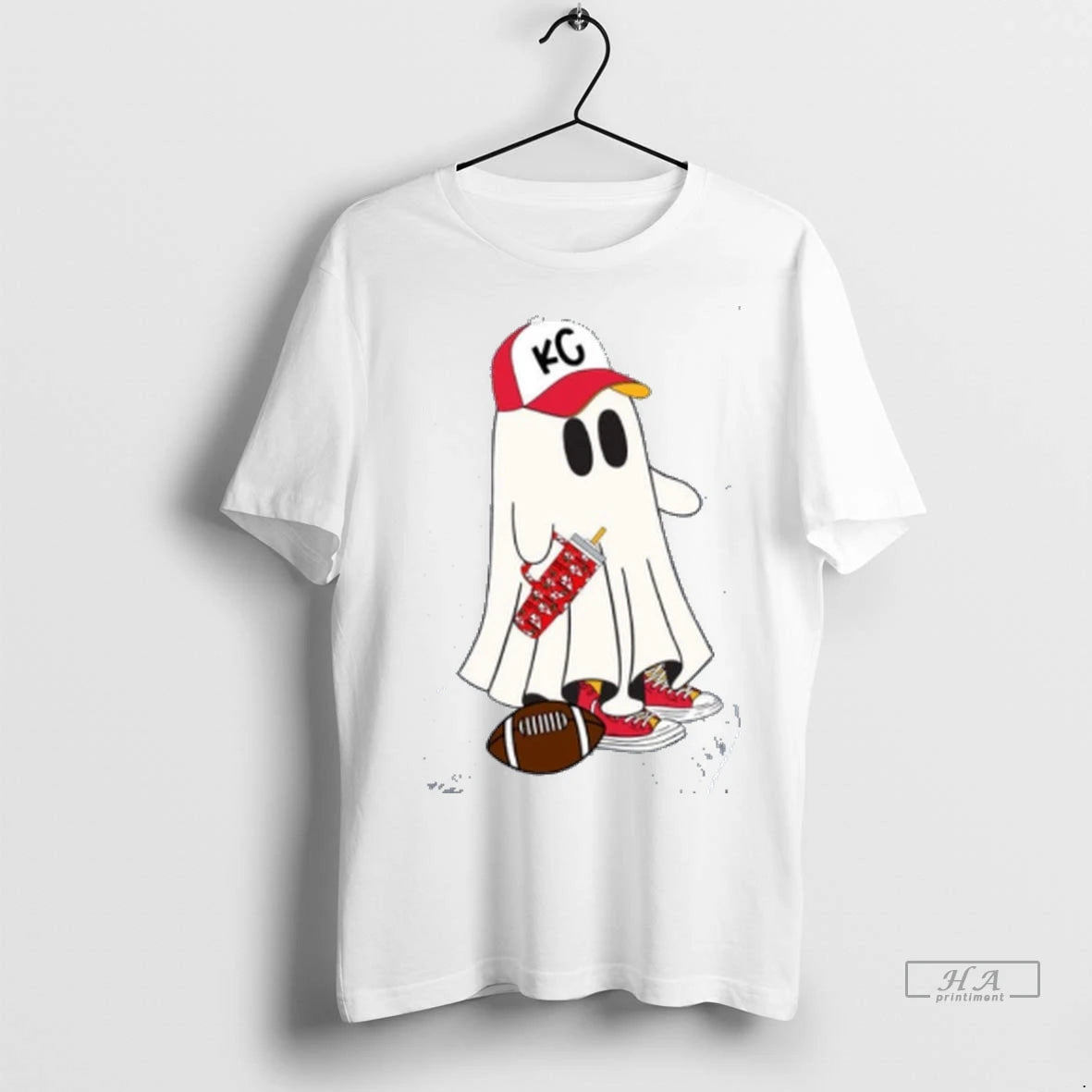 Officials Trendy Kansas City Chiefs Football Ghost Halloween Sweathirt Kc Boo Crew Spooky Game Day