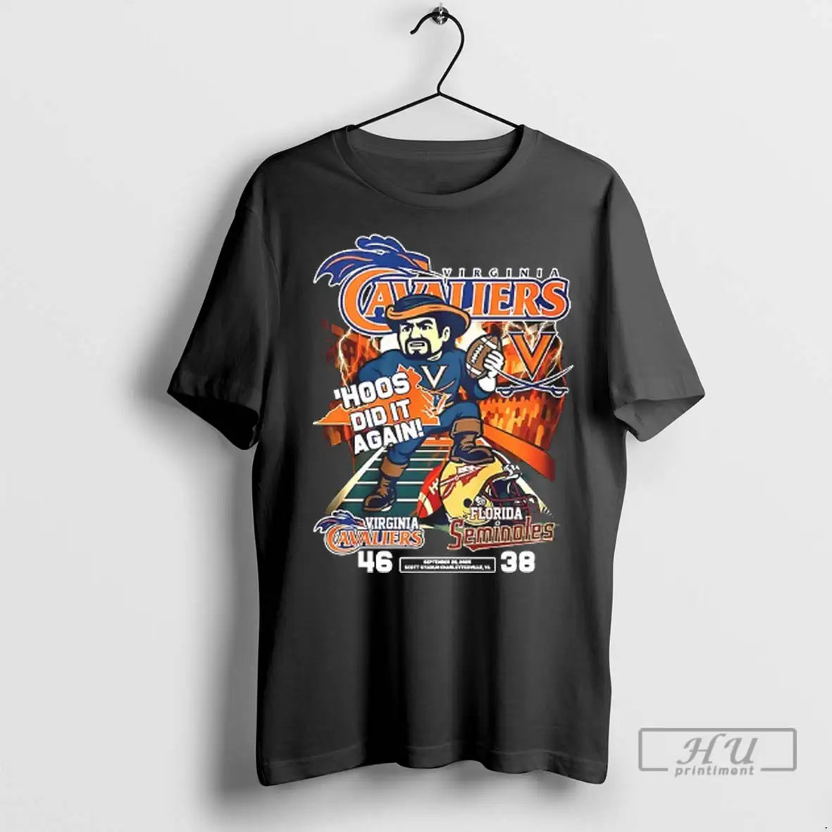 Officials Virginia Cavaliers Beat Florida State Seminoles 2025 Hoos Did It Again Mascot T Shirts