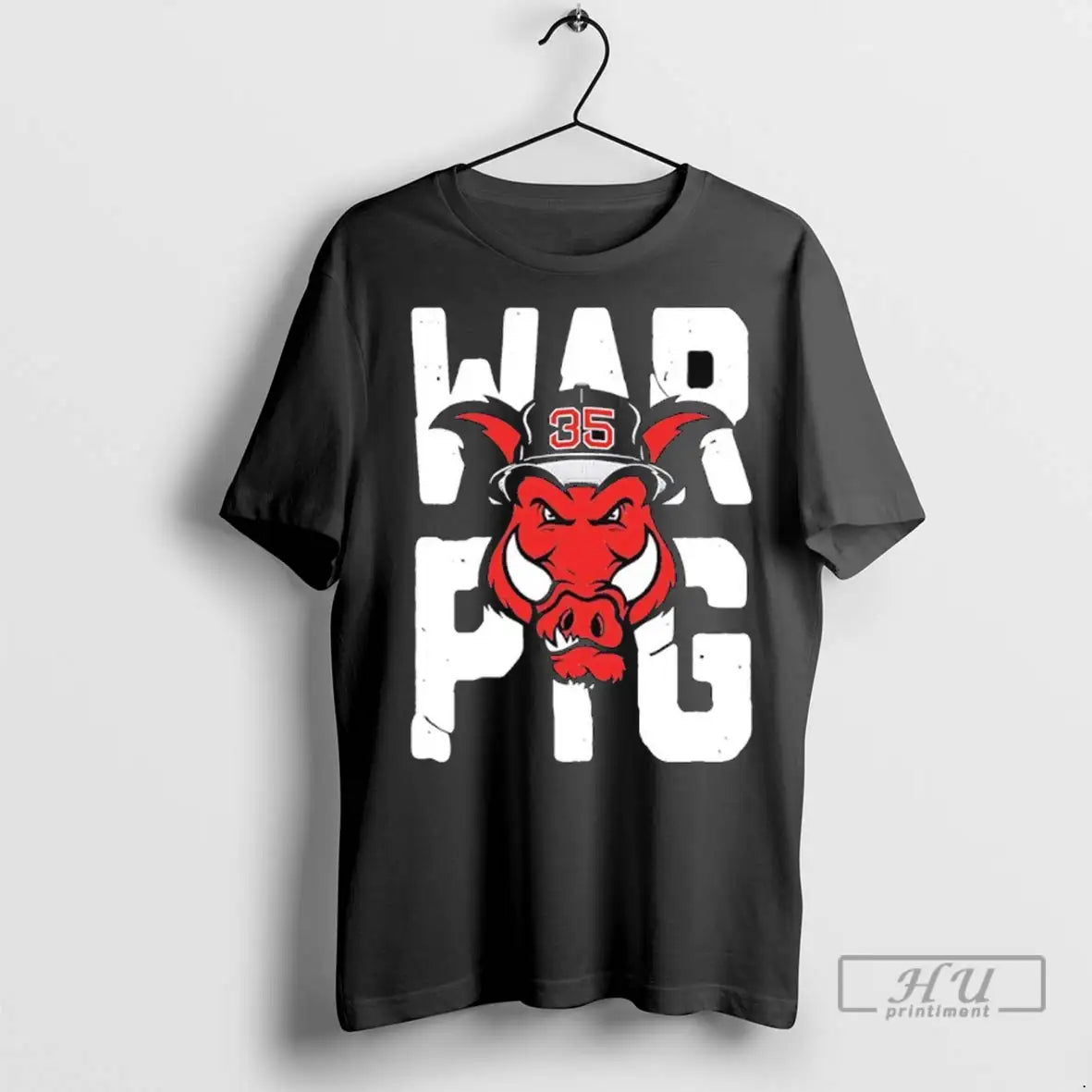 Officials War Pig 35 Arkansas Razorbacks T Shirts