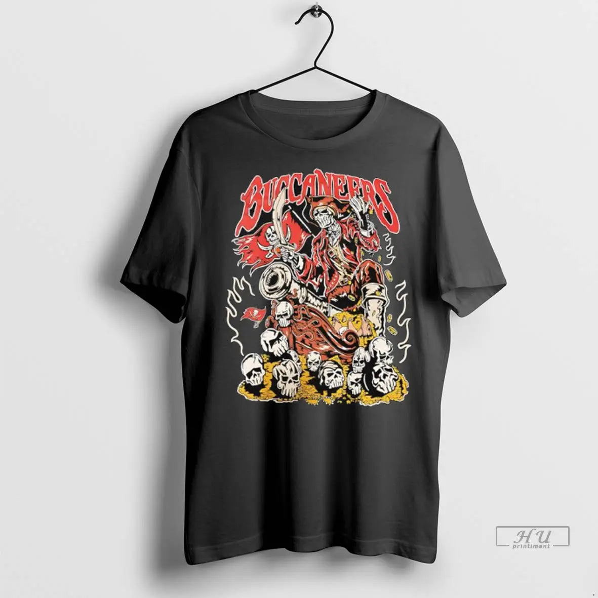 Officials Warren Lotas X Tampa Bay Buccaneers Graphic Skull Ladies T Shirts