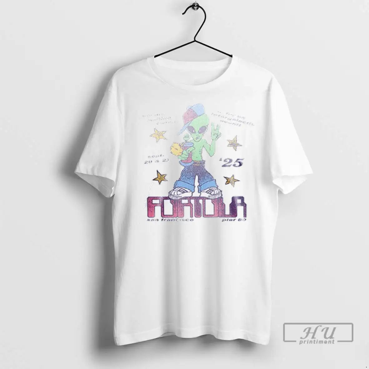 Officials We Are Visiting Here For An Intergalactic Event Portola 2025 Alien Lineup T Shirts