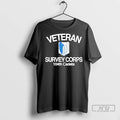 Officials Wings Veteran Survey Coprs 104th Cadets T Shirts
