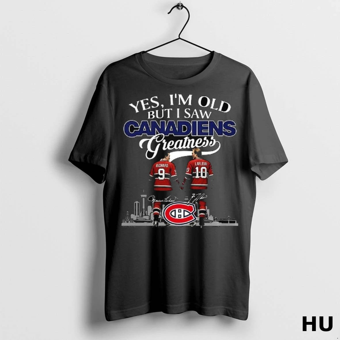 Officials Yes Im Old But I Saw Montreal Canadiens Greatness Richard And Lafleur Legends Signatures