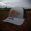 Only Fins Leather Patch Richardson Hat