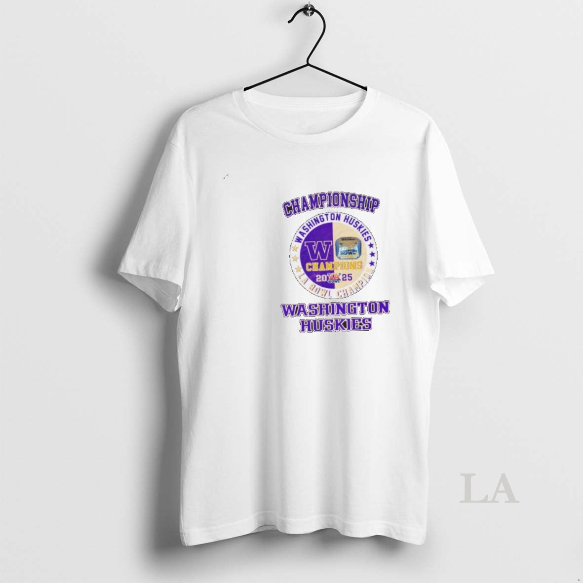 Original 2025 Championship Washington Huskies La Bowl