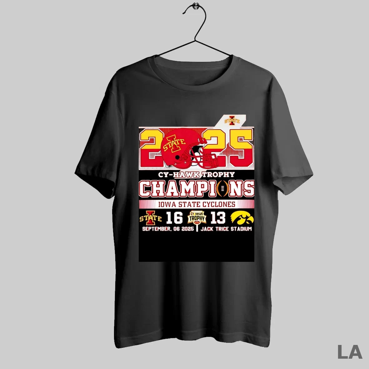 Original 2025 Cy Hawk Trophy Champions Iowa State Cyclones 16 13 Iowa Hawkeyes Football