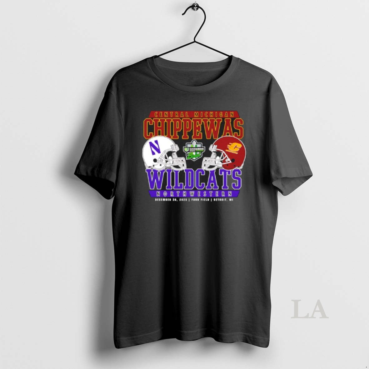 Original 2025 Gameabove Sports Bowl Dueling Central Michigan Chippewas Vs Wildcats Northwestern
