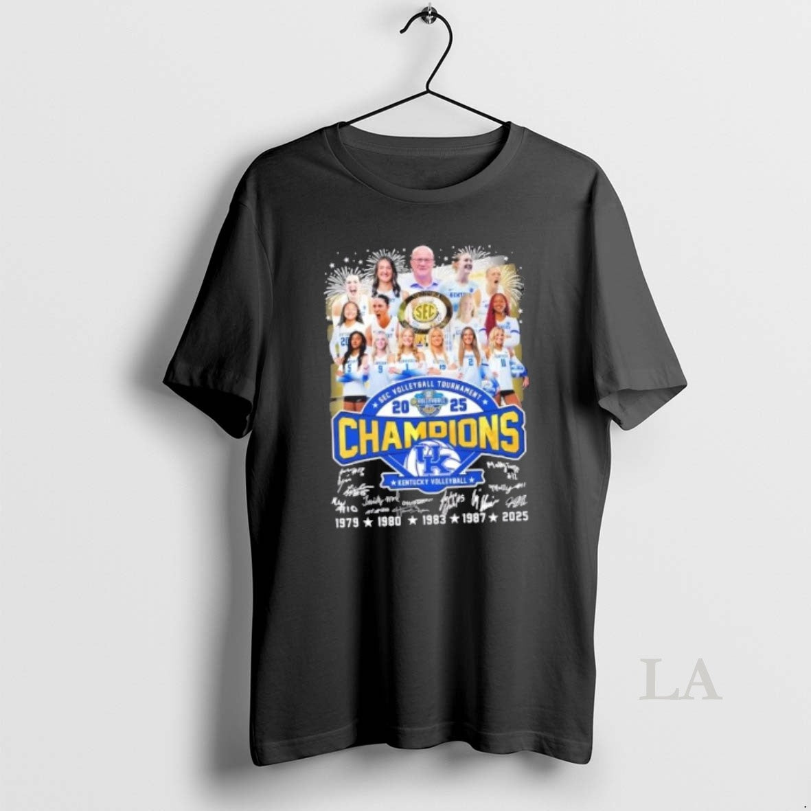Original 2025 Sec Volleyball Tournament Champions Kentucky Wildcats All Players Signatures