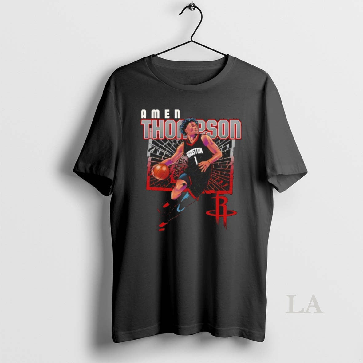 Original Amen Thompson Houston Rockets Basketball Player Shattered