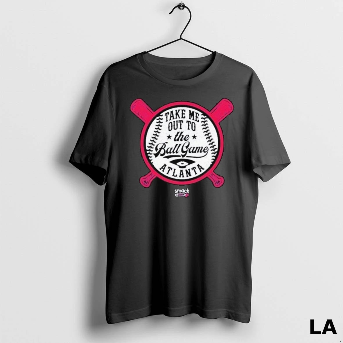 Original Atlanta Braves Baseball Take Me Out To The Ball Game Smack Jr Long Sleve