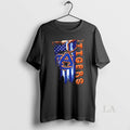 Original Auburn Tigers Football Battle Shattered Usa Flag Rip Design