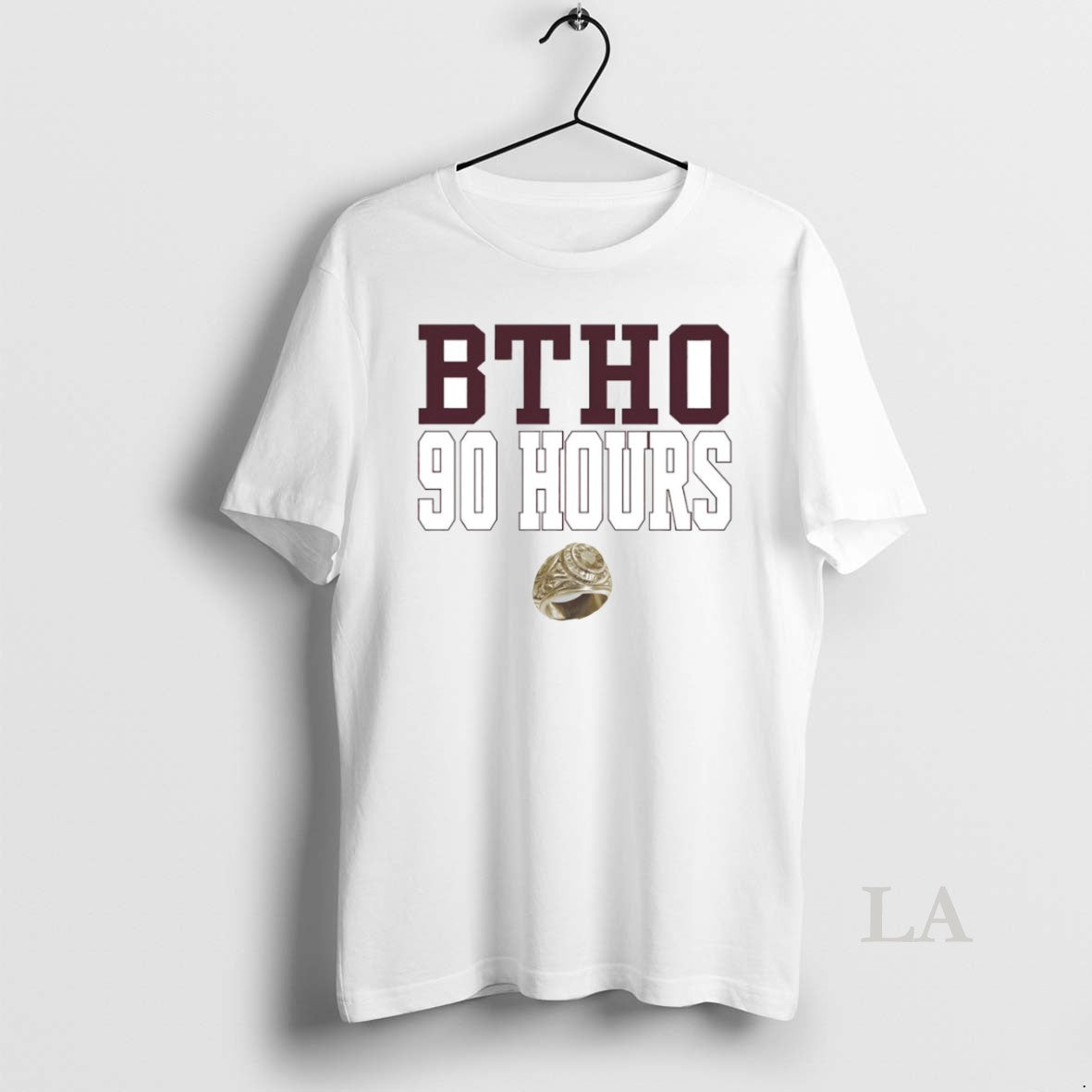 Original Btho 90 Hours Ring Texas A And M Aggies Circle