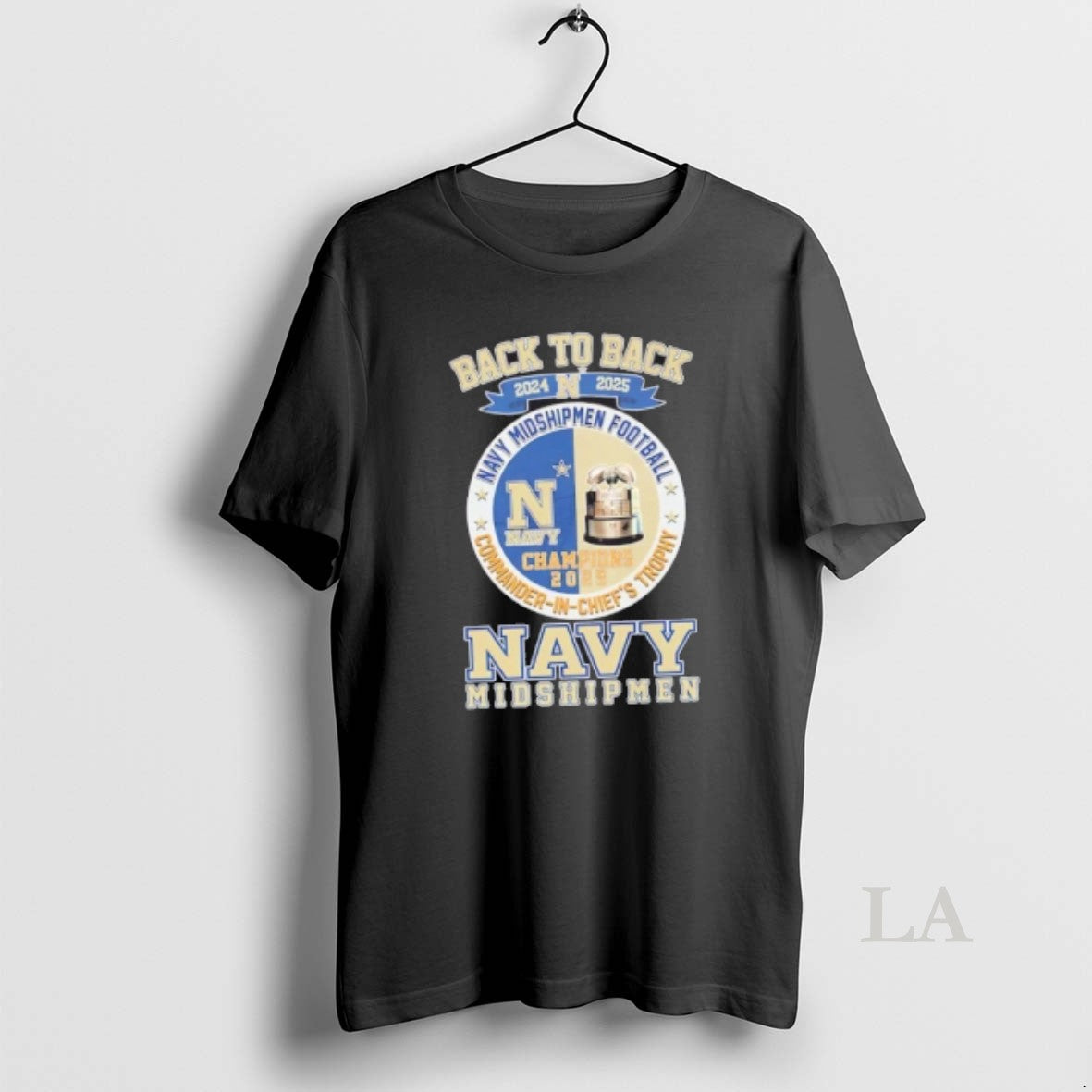 Original Back To Back 2024 2025 Navy Midshipmen Football Commander In Chiefs Trophy