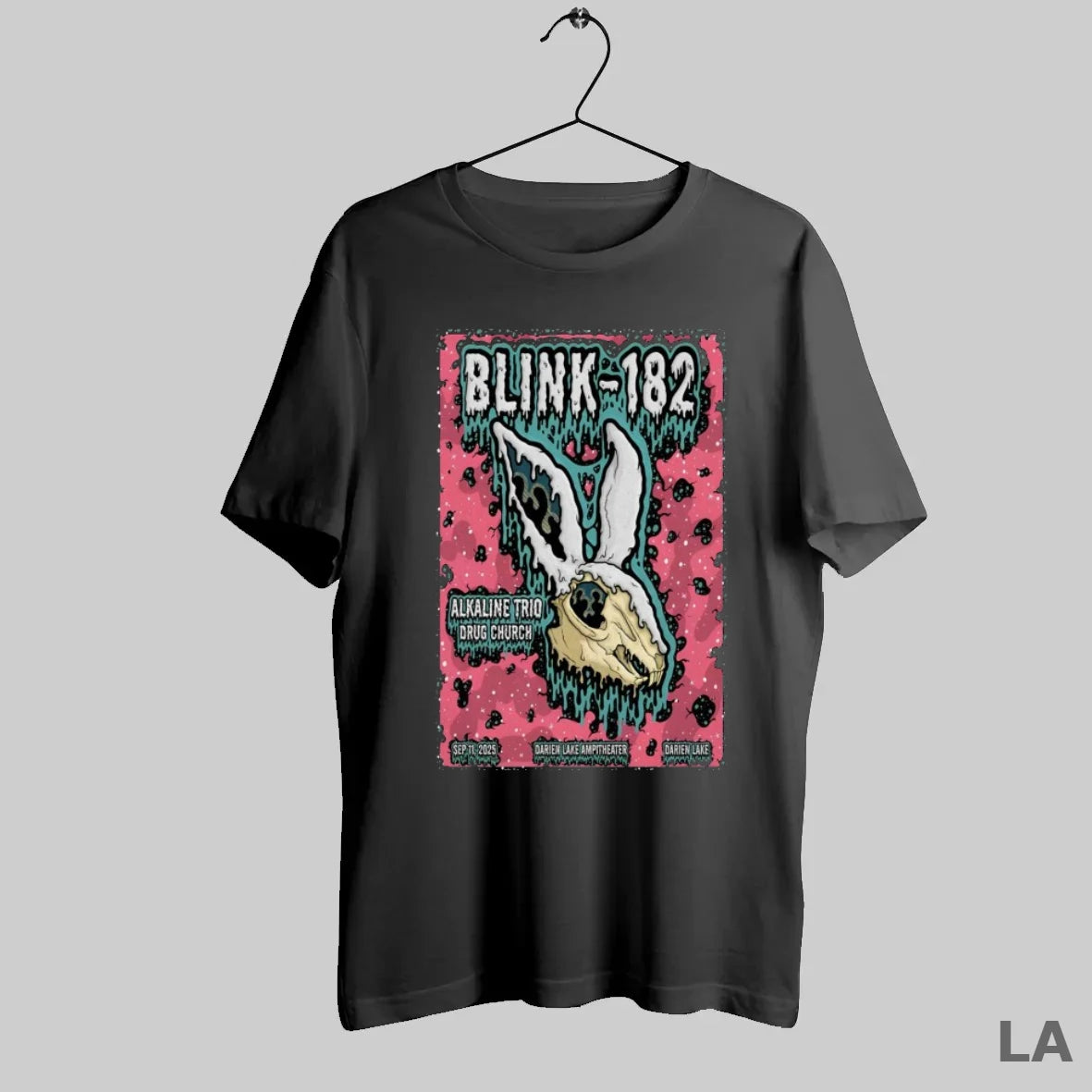 Original Blink 182 Alkaline Trio Drug Church Sep 11 2025 Darien Center New York Bunny
