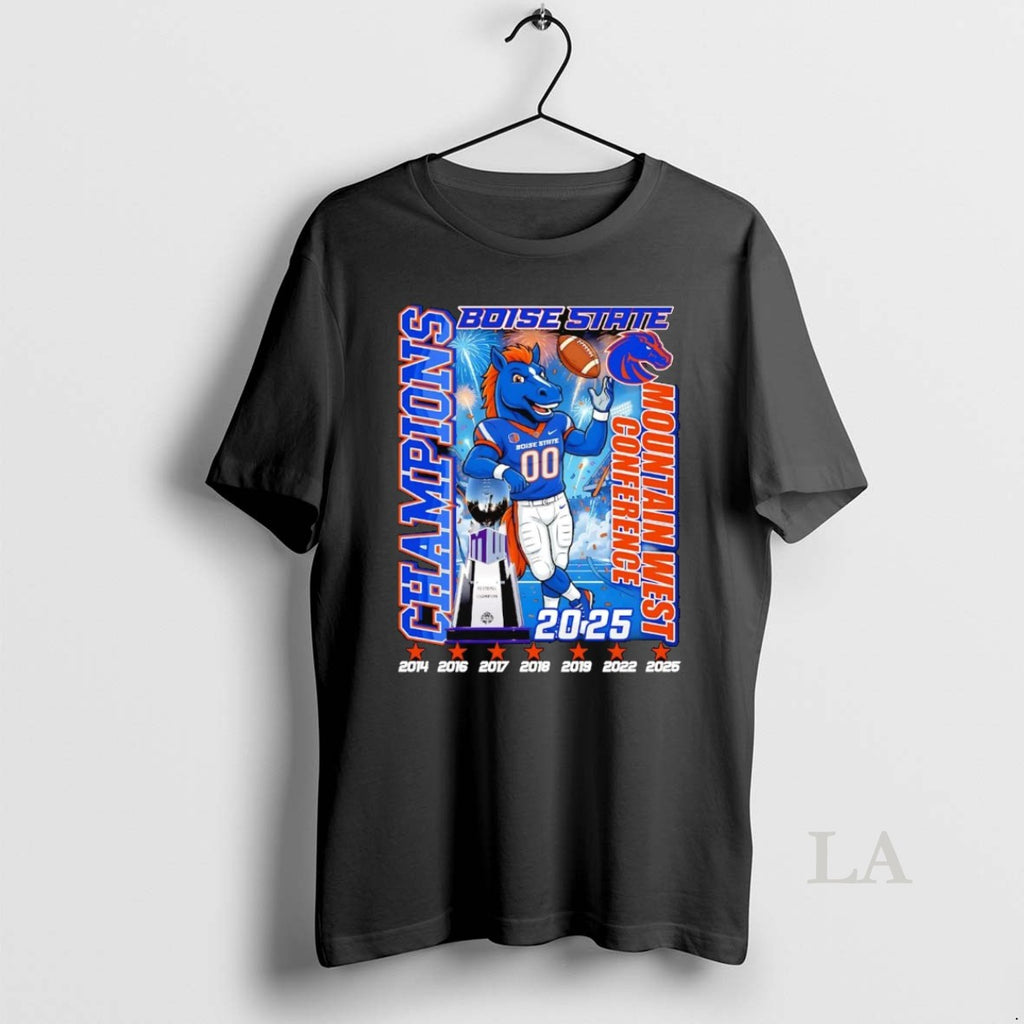 Original Boise State Broncos 2025 Mountain West Conference Champions