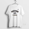 Original Brad Marchand 63 Florida Panthers Hockey Name And Number Circle