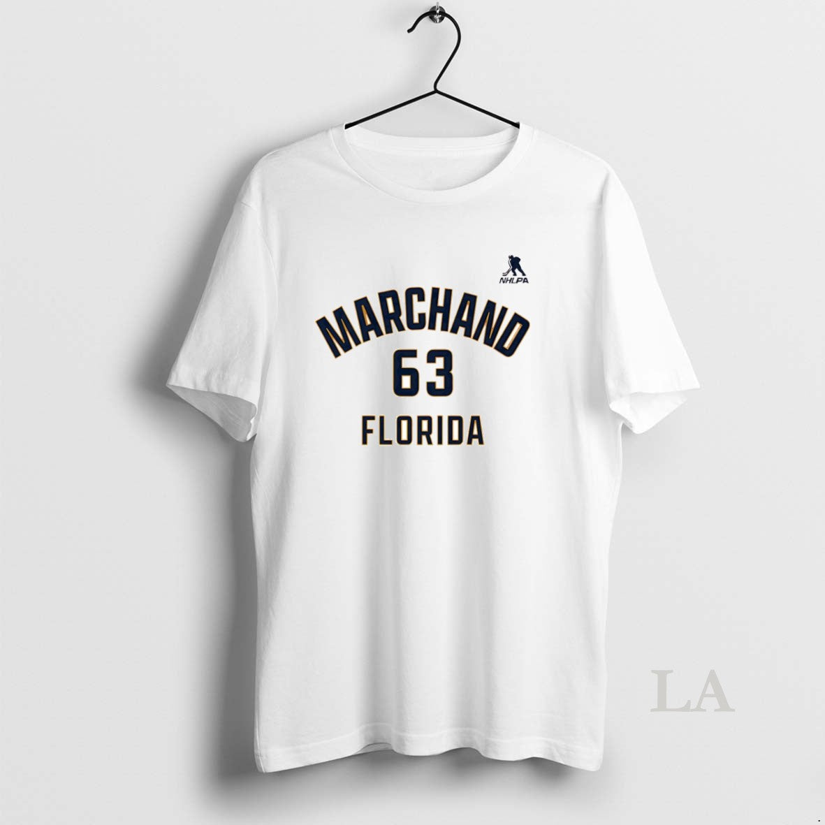Original Brad Marchand 63 Florida Panthers Hockey Name And Number Circle