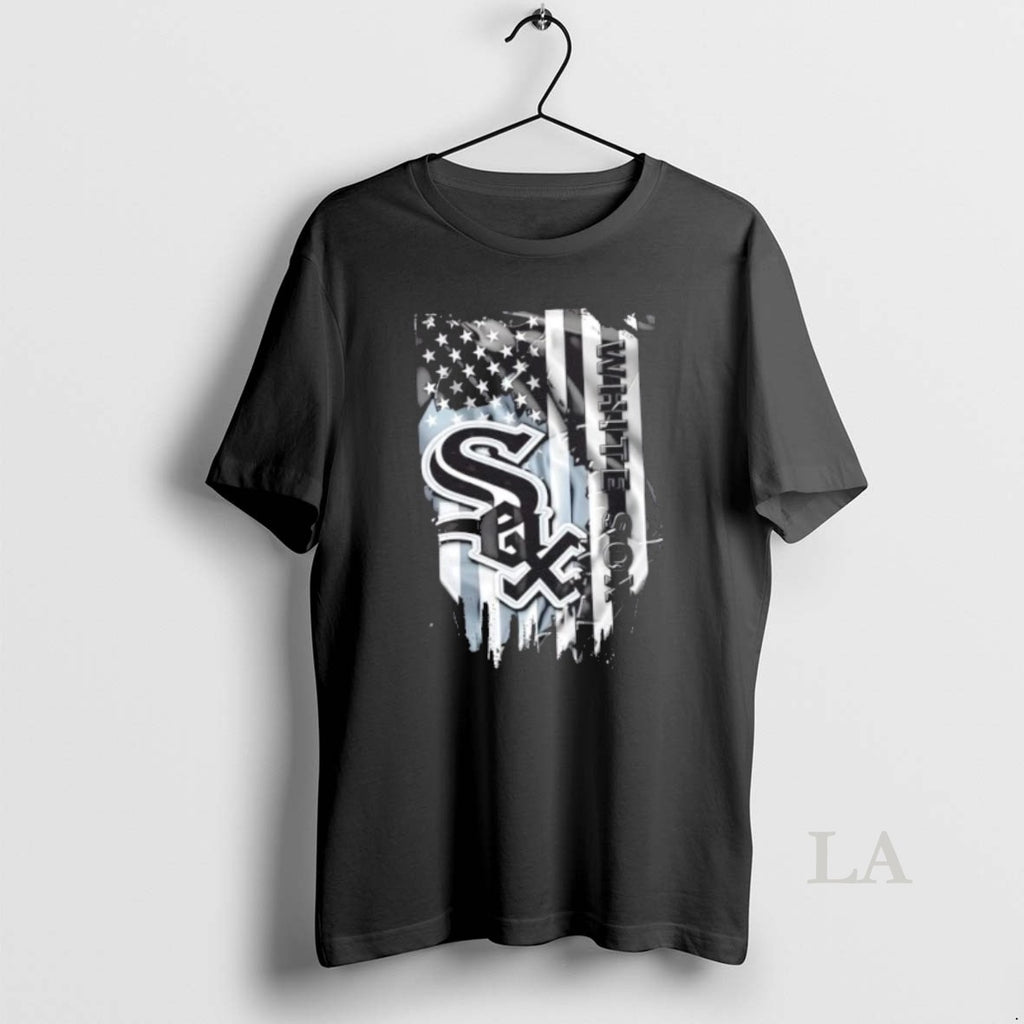 Original Chicago White Sox Baseball X American Flag