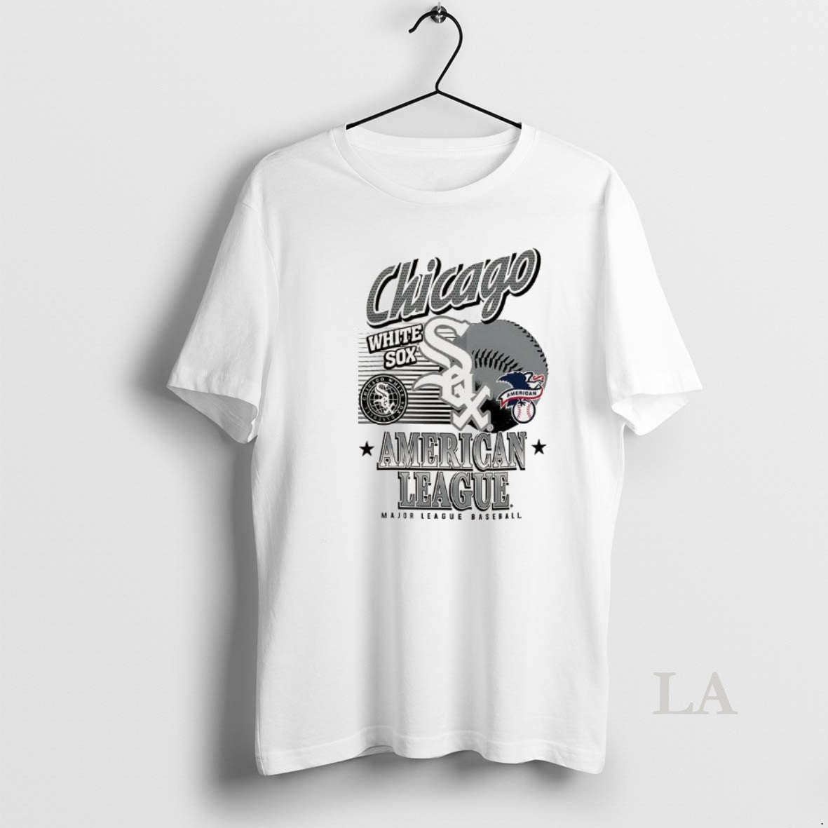 Original Chicago White Sox Mlb American National League Logo Ball Retro