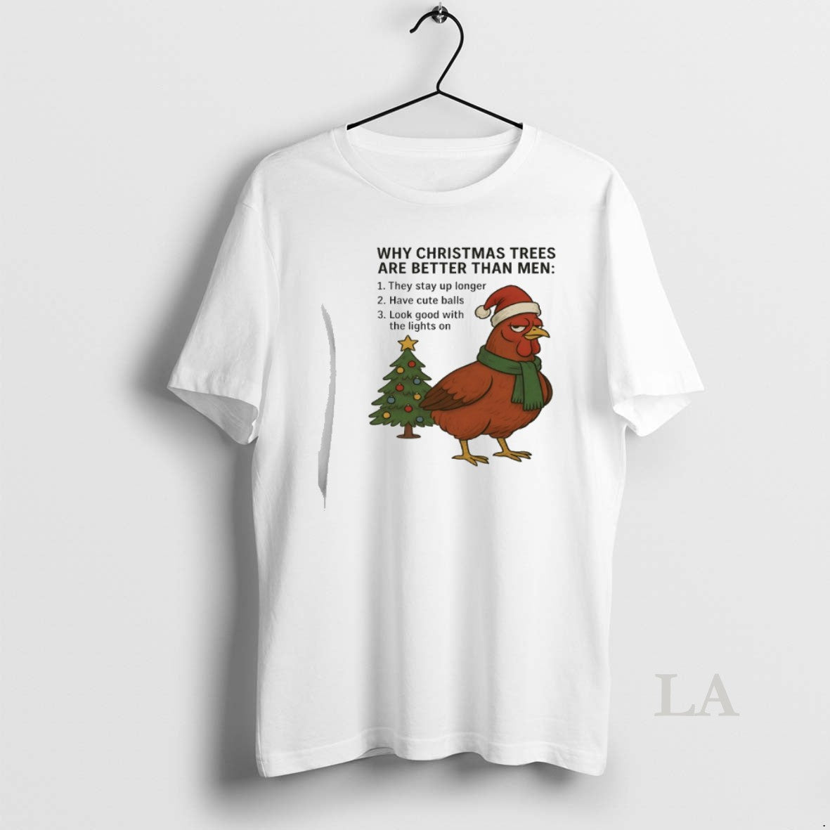 Original Chicken Santa Why Christmas Tree Are Better Than Men