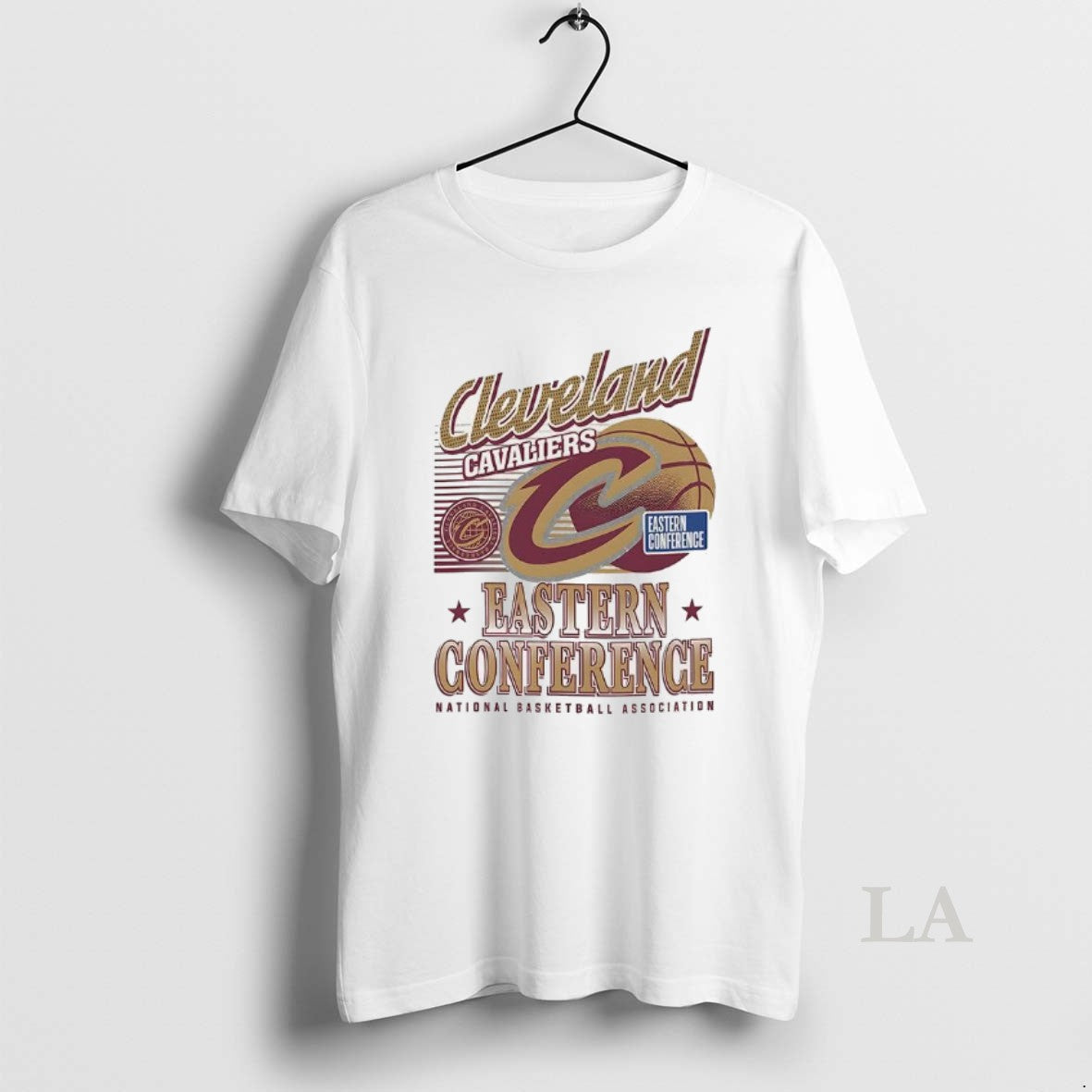 Original Cleveland Cavaliers Nba Eastern Conference Logo And Ball