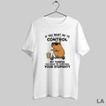 Original Cool Capybara Riding A Scooter If You Want Me To Control My Temper You
