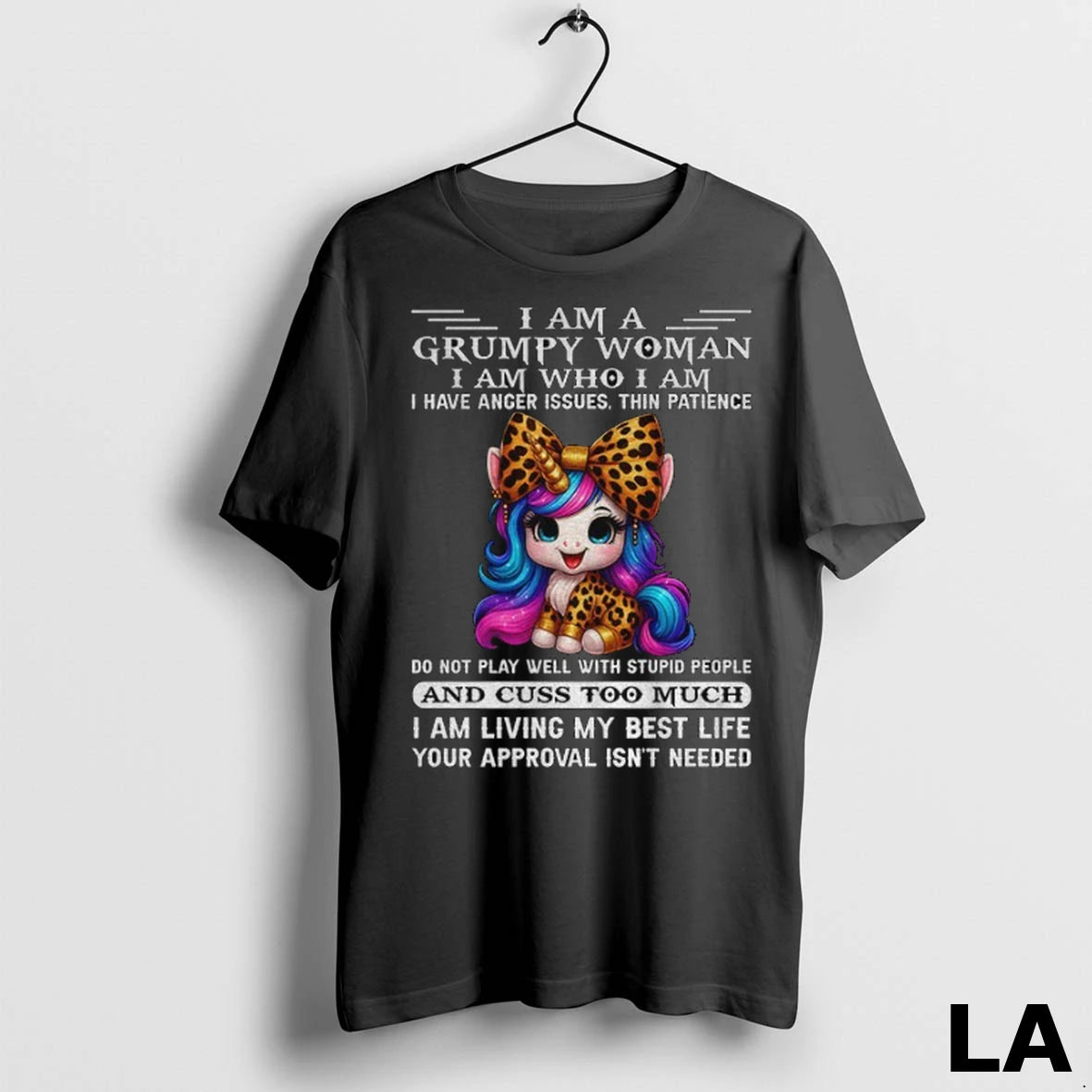 Original Cute Unicorn I Am A Grumpy Woman I Am Who I Am I Have