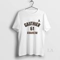 Original Cutter Gauthier Name And Number Anaheim Ducks