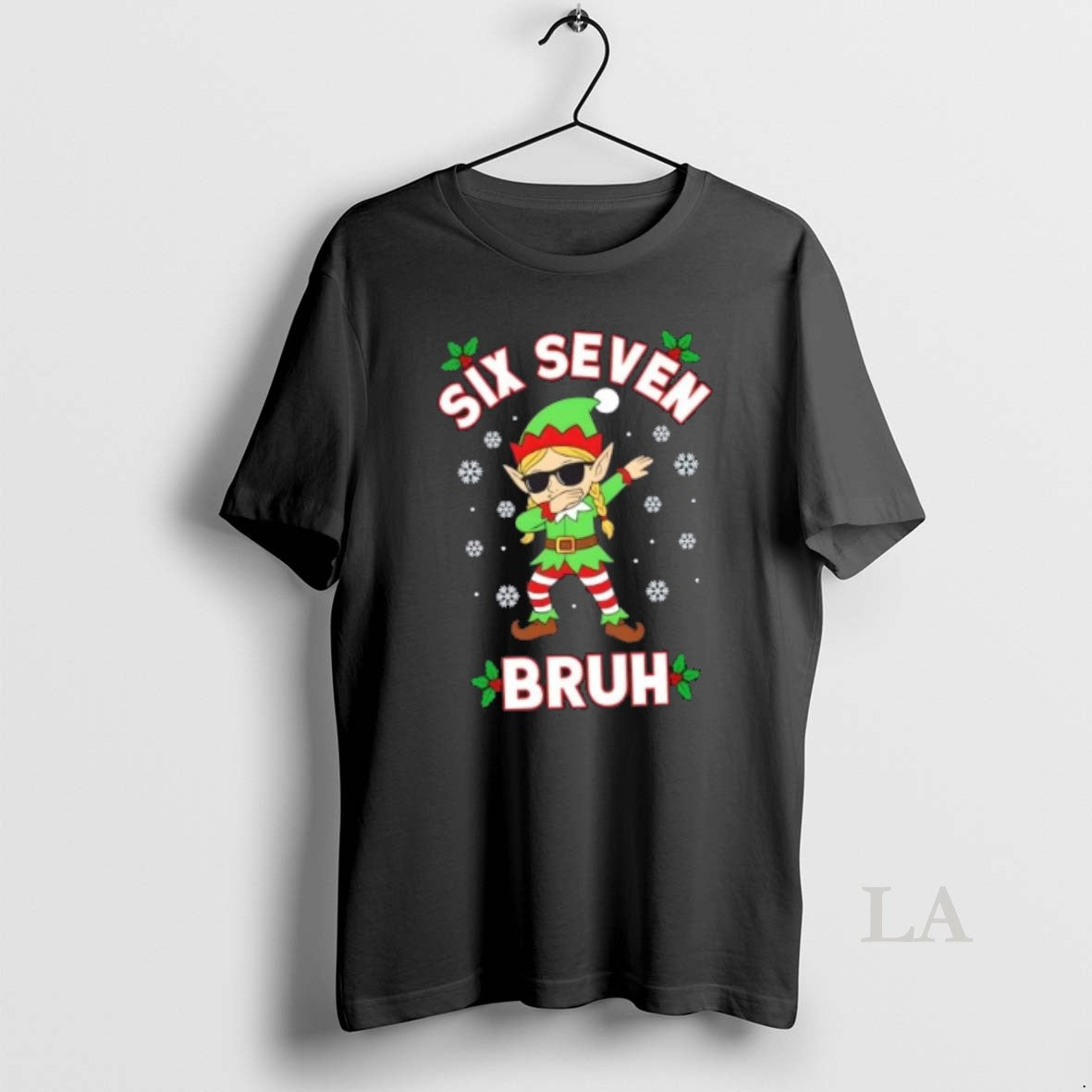 Original Dabbing Elf Six Seven Bruh Christmas 67 Meme Xmas