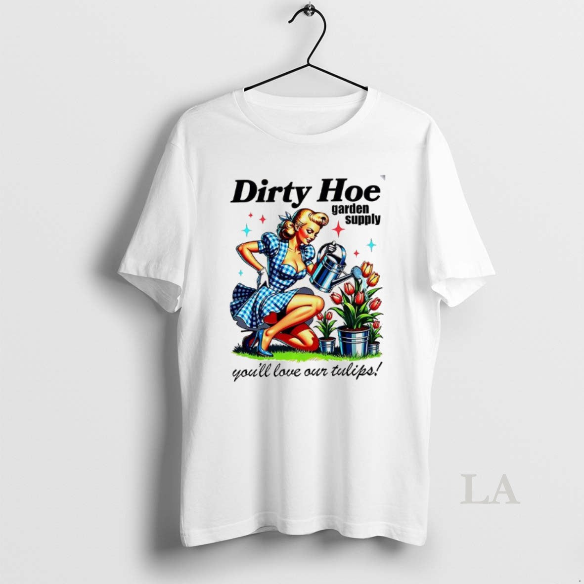 Original Dirty Hoe Garden Supply Youll Love Your Tulips Lady Vintage