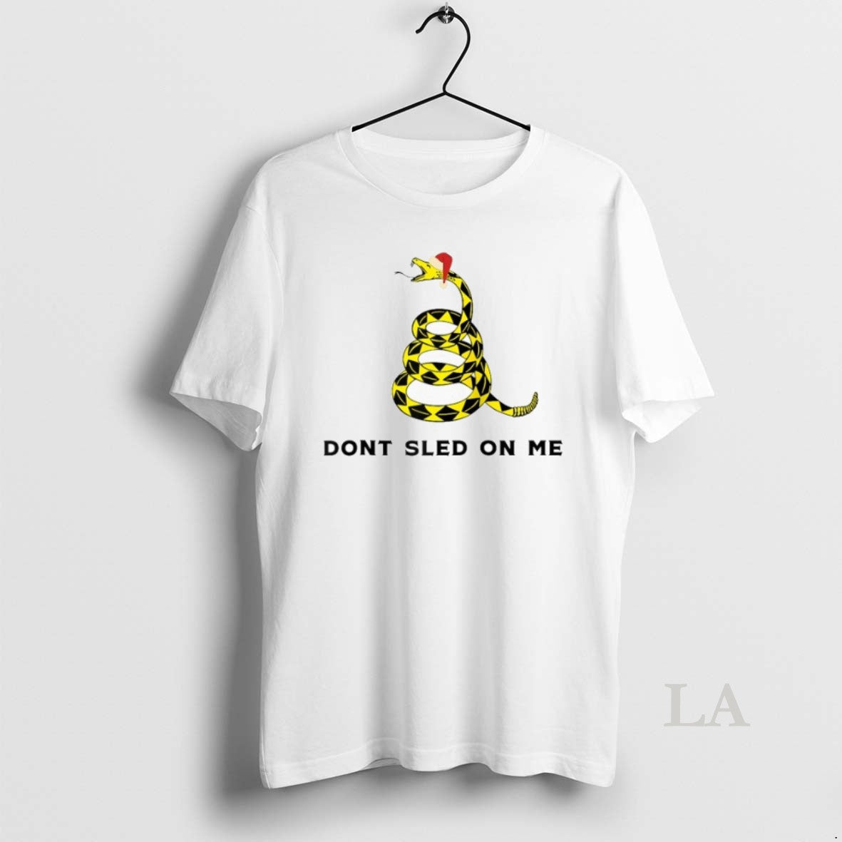 Original Dont Sled On Me Santa Hat Christmas Snake