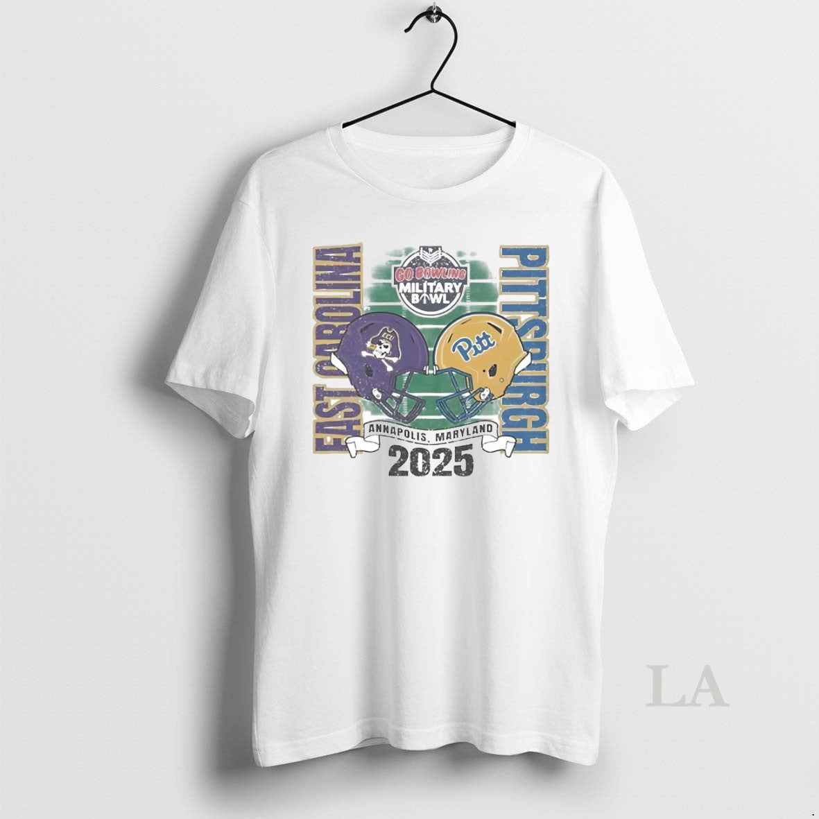 Original East Carolina Pirates Vs Pittsburgh Panthers 2025 Go Bowling Military Bowl